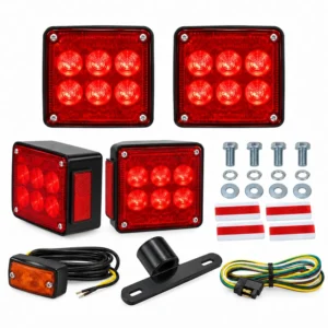 Trailer Square LED Taillight Kit C (Basic Model) | TOPONE TP-H-003-4