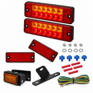 Trailer Rectangular LED Waterproof Taillight Kit | TOPONE TP-H-007-3