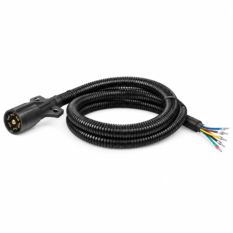7-Pin RV Blade 7-Way Trailer Wiring Harness (6FT) | TOPONE TP-H-043-6FT
