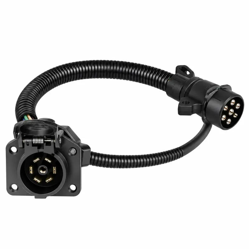 (6FT) 7-Pin RV Blade 7-Way Trailer Wiring Harness Plug(6FT) | TOPONE TP-H-043-6FT-P