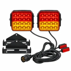 16LED Double Color Magnetic Tail Light Kit (Red & Yellow Lampshade) | TOPONE TP-I-004