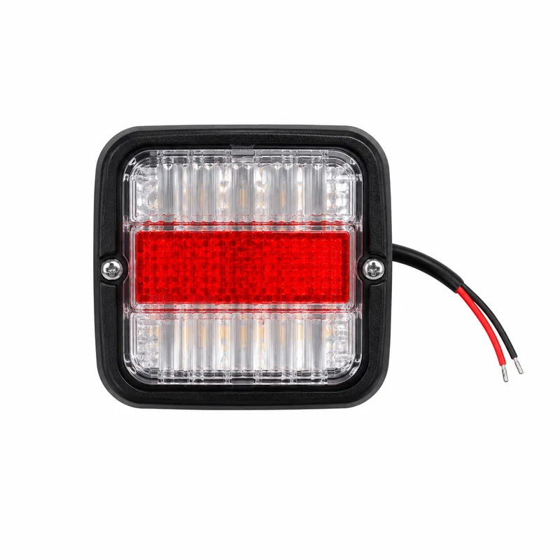 20LED Dual-Color Tail Light (White Lampshade) | TOPONE TP-I-006