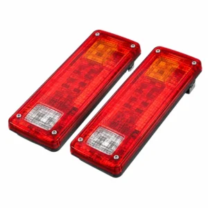 19LED Arrow-Style Three-Color Tail Light (Red Lampshade + White Circle) | TOPONE TP-I-013-2