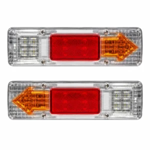 19LED Arrow-Style Three-Color Tail Light (White Lampshade) | TOPONE TP-I-014