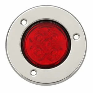 2"4LED Stainless Steel Ring Round Light (with Plug) | TOPONE TP-L-004-4G2P