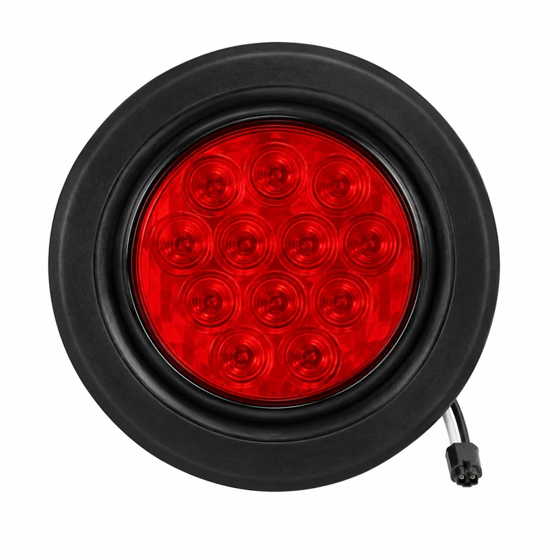 2.5"13LED Rubber Ring Round Light (with Plug) | TOPONE TP-L-005-13G3P