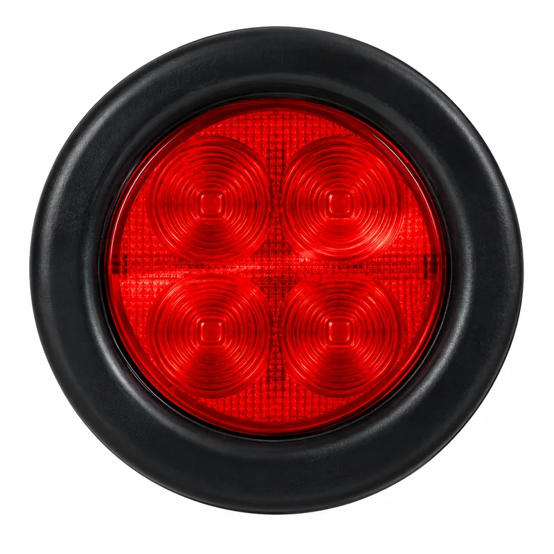 2.5"4LED Rubber Ring Round Light (with Plug) | TOPONE TP-L-005-4G3P