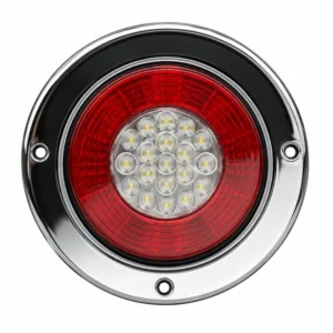 4"16LED Dual-Color Iron Electroplated Ring Round Light | TOPONE TP-L-007-16G2