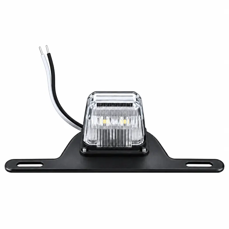 2LED License Plate Light (Long Bracket, Electroplated) | TOPONE TP-P-008-2