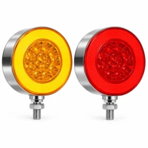 74-LED Round Double-Face Light with Halo (Strobe) | TOPONE TP-Q-004-2