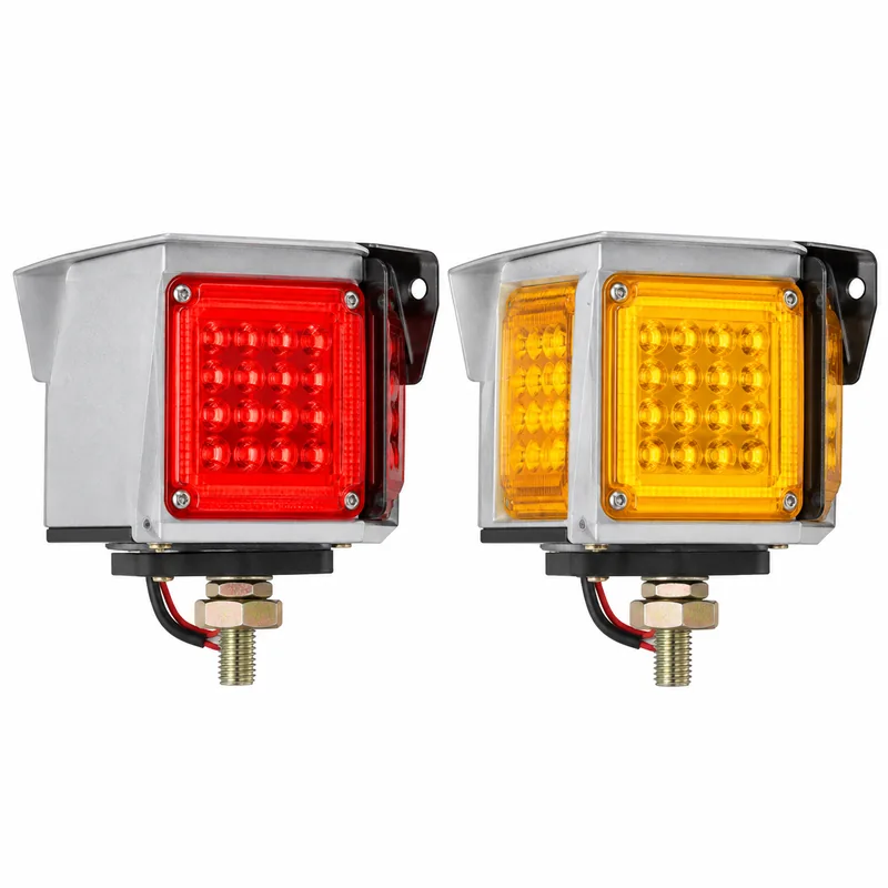 78-LED Brimmed Square Double-Face Light (Strobe) | TOPONE TP-Q-005-4